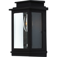 Applique murale III Freemont noire à 1 ampoule pour l'extérieur