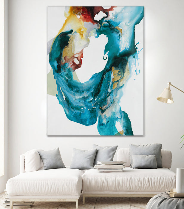 Œuvre d’art murale Giant Art « Weighted Flow Ii » 72 x 54