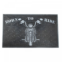 Tapis de plancher « Born to Ride » en caoutchouc