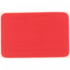 Napperon en plastique rouge - ensemble de 12
