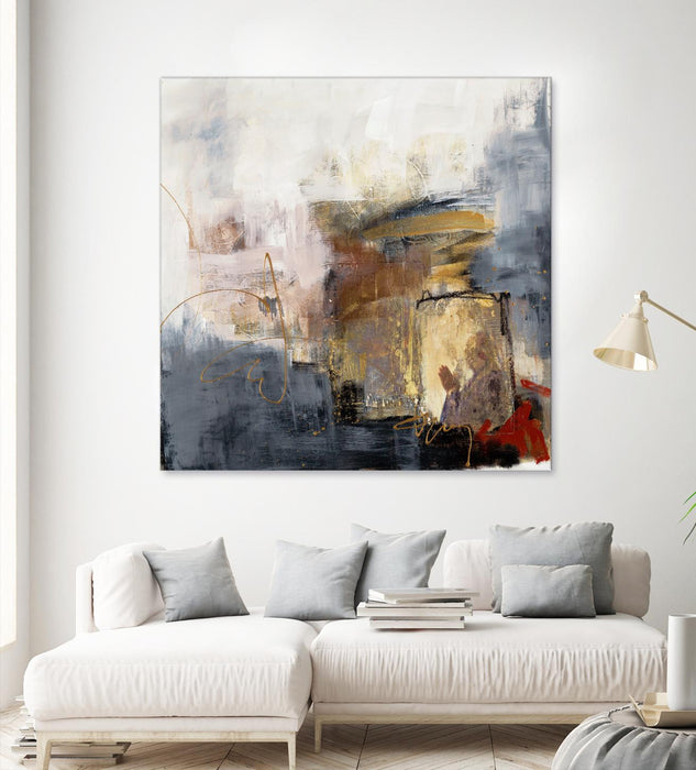 Œuvre d’art murale Giant Art « Hands To Heart Ii » 72 x 72