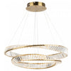 Lustre Stella laiton brossé à DEL de 65 W