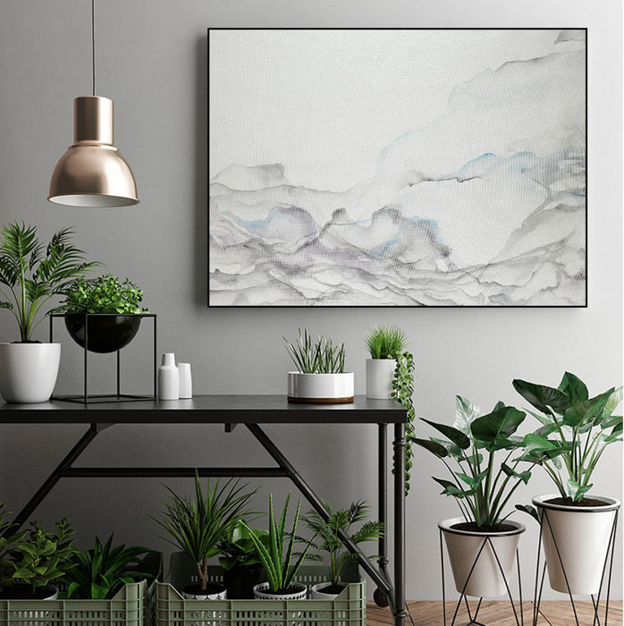 Œuvre d’art murale sur toile encadrée noire « Gentle Maturity » 40 x 30