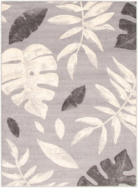 Carpette Palta argent-anthracite - 7 pi 10 pox 10 pi 2 po
