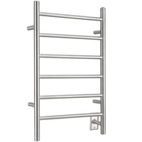  Porte-serviettes chauffant électrique Comfort d’Ancona 6 barres, câblé et branché - AN-5307 