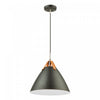 Luminaire suspendu I Tote noir à 1 ampoule