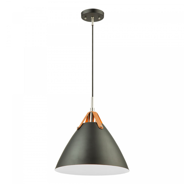 Luminaire suspendu I Tote noir à 1 ampoule