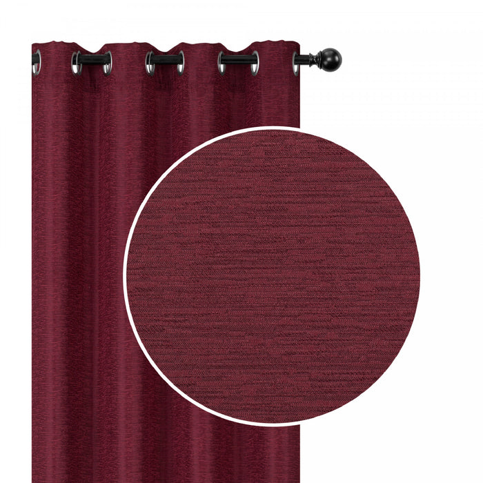 Panneau coupe-lumière Linea de 84 po bourgogne en jacquard
