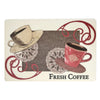 Napperon Eva « Fresh Coffee » 12 x 18 - ensemble de 12