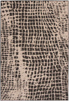 Carpette Sadie Safari noir-argent - 7 pi 10 pox 10 pi 2 po