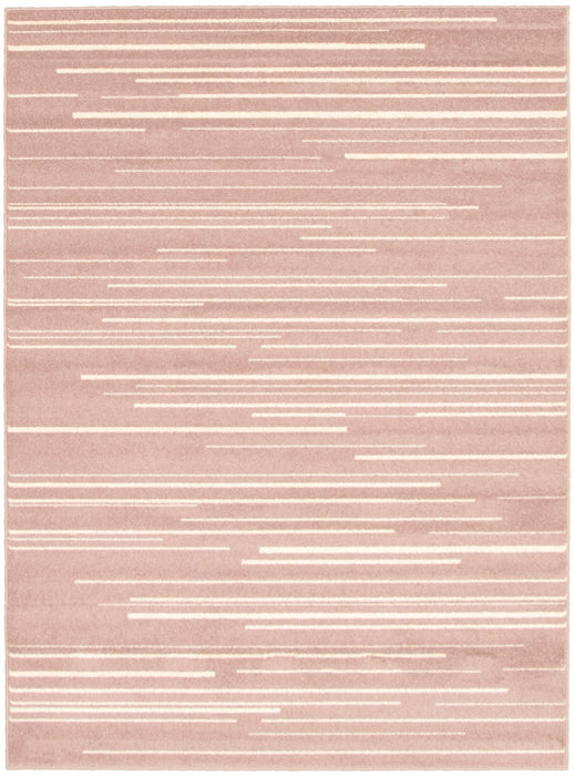 Carpette Faith rose-crème - 5 pi 3 pox 7 pi 3 po