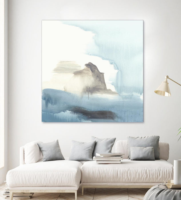 Œuvre d’art murale Giant Art « Seaview 3 » 54 x 54
