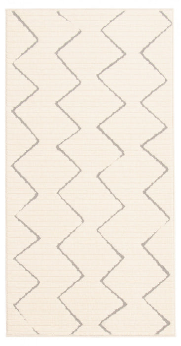 Carpette Kimi ivoire 2 pi 8 po x 4 pi 11 po