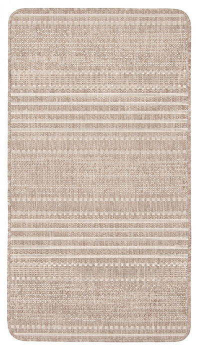 Carpette Wileen taupe - 2 pi 2 po x 3 pi 11 po