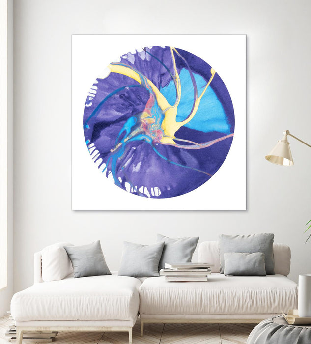 Œuvre d’art murale Giant Art « Spin Art 26 » 54 x 54