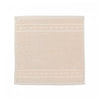 Débarbouillette nattée taupe 12 x 12 - ensemble de 6 serviettes