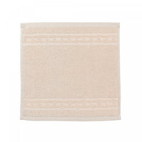 Débarbouillette nattée taupe 12 x 12 - ensemble de 6 serviettes