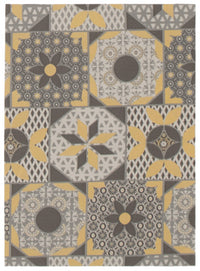 Carpette Bellezza grise 2 pi 2 po x 3 pi 0 po - Ensemble de 2
