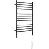 Porte-serviette chauffant double mural Lustra d’Ancona à 12 barres avec minuterie intégrée - AN-5451