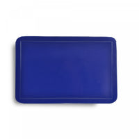 Napperon en plastique bleu marine - ensemble de 12