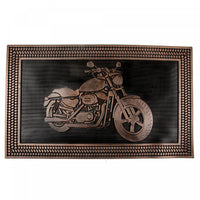 Tapis de plancher en caoutchouc orné d’une moto Harley