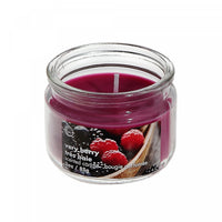 Pot parfumé de 3 oz en verre à arôme avalanche de petits fruits avec couvercle - ensemble de 4 bougies