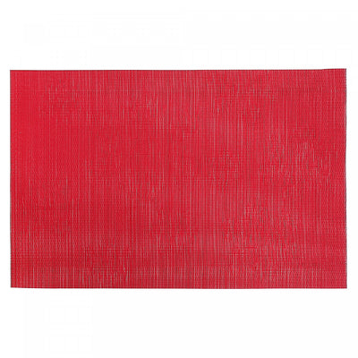 Vinyl Placemat Snowflakes Red - Set of 12|Napperon rouge en vinyle à motif de flocons de neige - ensemble de 12