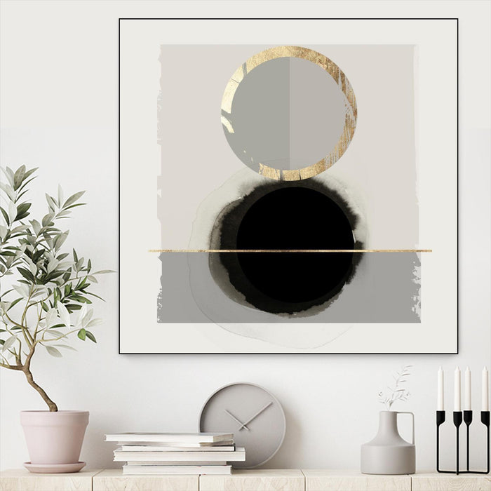Œuvre d'art murale sur toile encadrée noire « Dream Life Inspired I » 20 x 20