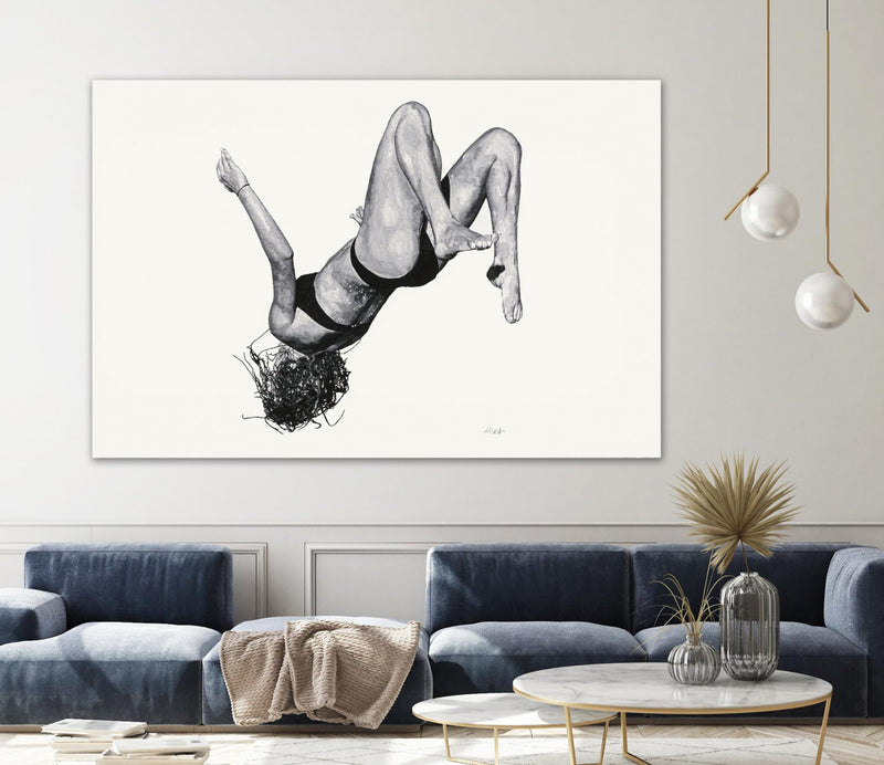 Œuvre d’art murale Giant Art « Tricia » 84 x 54