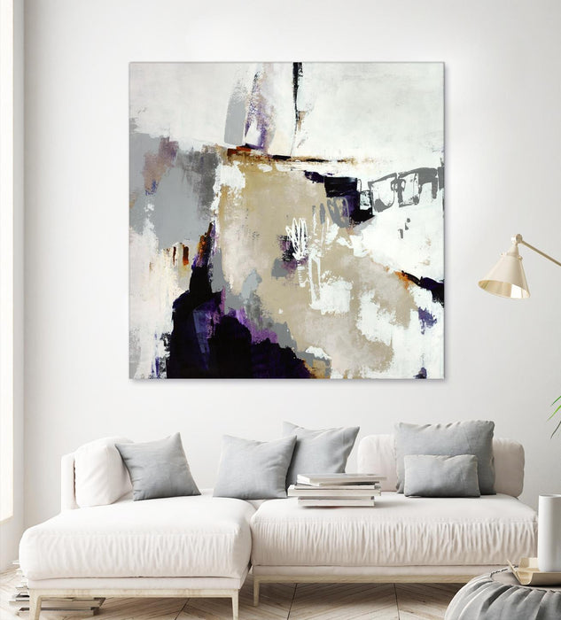 Œuvre d’art murale Giant Art « Tumult Roar » 54 x 54