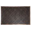 Tapis de plancher orné de tuiles florales, en caoutchouc