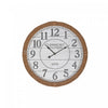 Horloge murale ronde ornée d’une corde