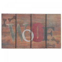 Paillasson robuste 18 x 30 en caoutchouc « Woof »