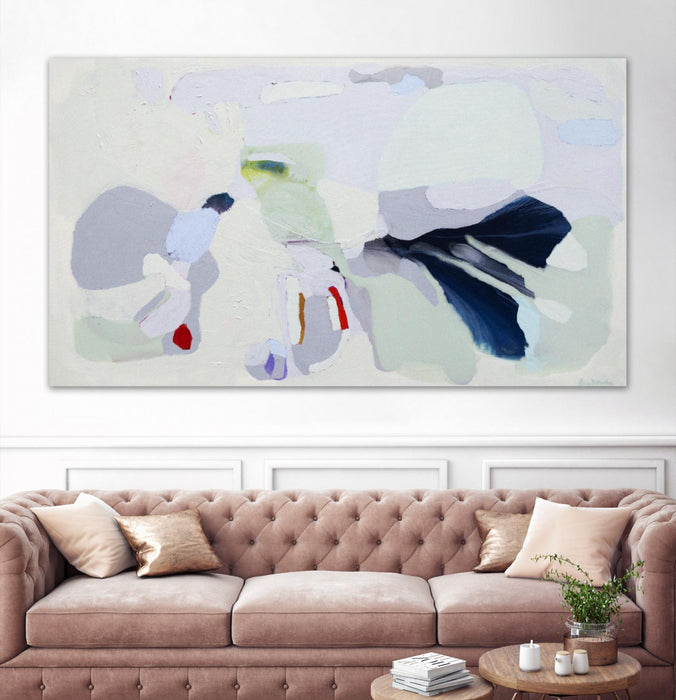 Œuvre d’art murale Giant Art « Breathe » 84 x 48