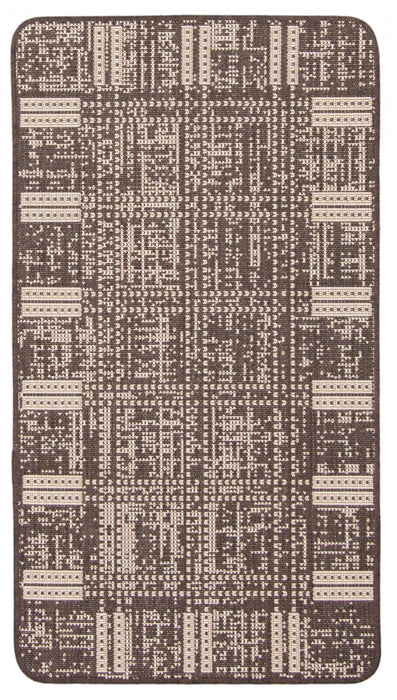 Carpette Joni chocolat - 2 pi 2 po x 3 pi 11 po