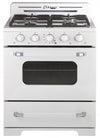 Cuisinière gaz propane Classic Rétro hors réseau par Unique 30 po avec allumage à pile - UGP-30CR OF1 W