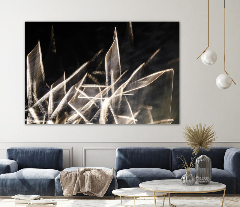 Œuvre d’art murale Giant Art « Chiffon Light Sculpture » 72 x 48