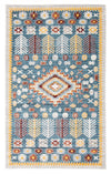 Carpette Gypsy bleue lavable à la machine - 3 pi 0 po x 5 pi 0 po