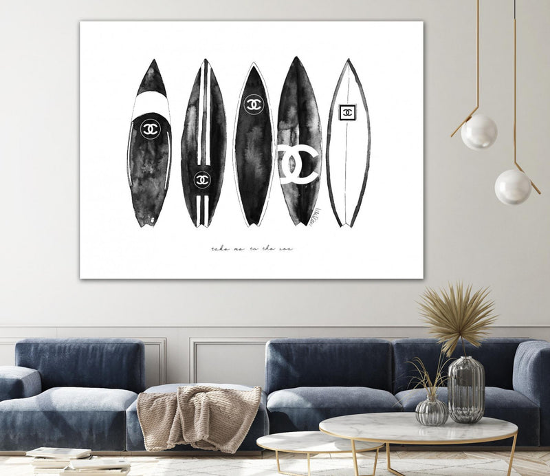 Œuvre d’art murale Giant Art « Surf Landscape » 72 x 54