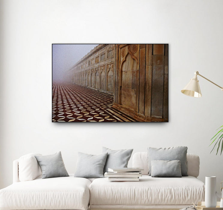 Œuvre d’art murale sur toile encadrée noire « Shapes Iii » 36 x 24