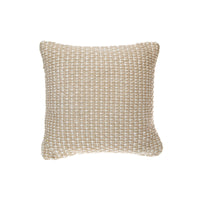 Coussin en microfibre tissé à la main taupe - ensemble de 2