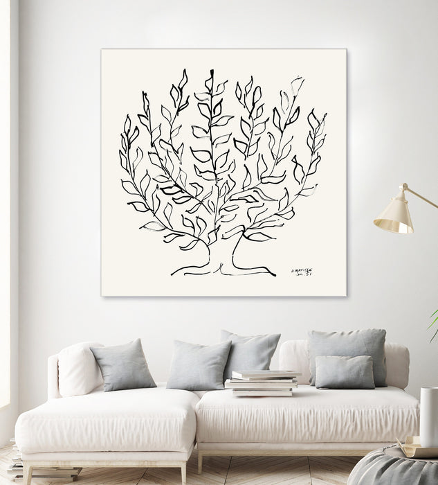 Œuvre d’art murale Giant Art « L'arbre Platane » 72 x 72