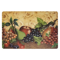 Napperon Eva 12 x 18 orné de fruits frais - ensemble de 12