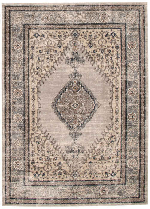 Carpette Octavian Bijar ivoire - 3 pi 11 pox 5 pi 11 po