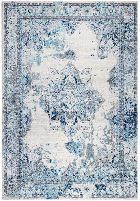 Carpette Roma Diamond bleue 4 x 6