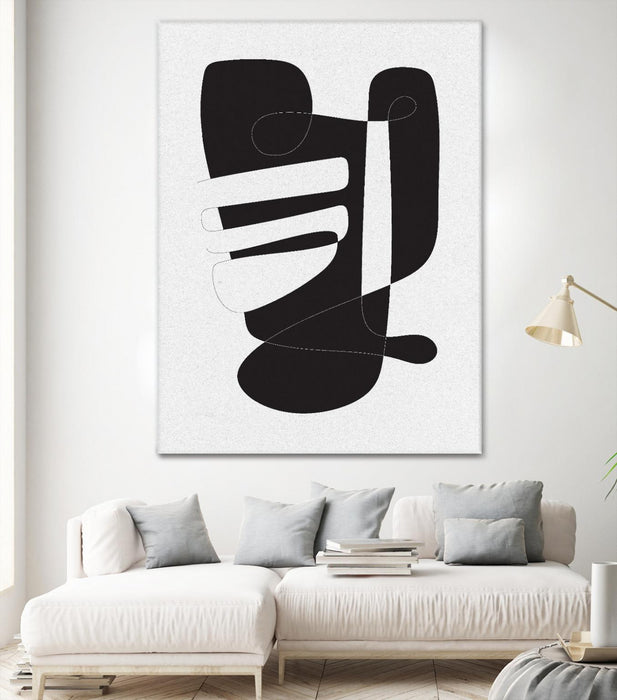 Œuvre d’art murale Giant Art « Graphical 4 » 72 x 54