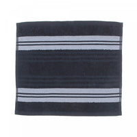 Débarbouillette bleu marine 12 x 12 de luxe - ensemble de 6 serviettes