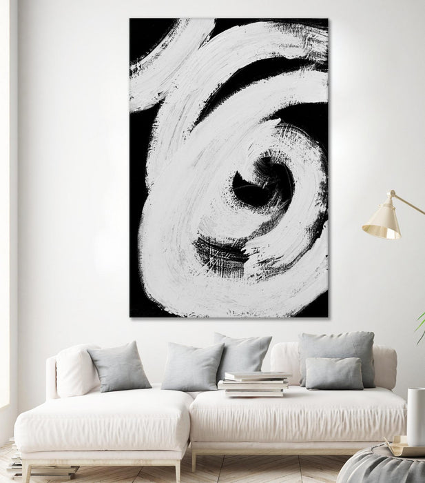 Œuvre d’art murale Giant Art « Loosely Intertwined I » 84 x 54
