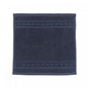 Débarbouillette nattée bleu marine 12 x 12 - ensemble de 6 serviettes
