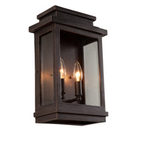 Applique murale II Freemont anthracite à 2 ampoules pour l'extérieur 